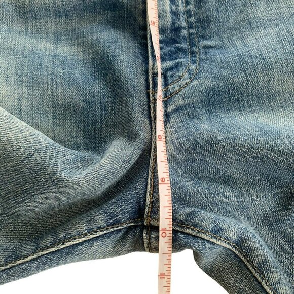 Levi's Selvedge Black Label Big E High Rise Skinny Jeans Pocket Detail - Picture 10 of 12
